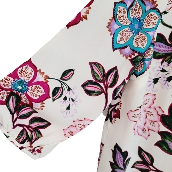 TALBOTS Floral Blouse - Picture 6 of 11